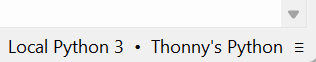 Thonny interpreter